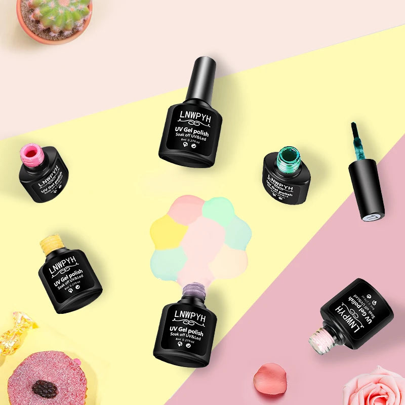 Kit Complet Vernis Semi-Permanent – Lampe UV & Ponceuse