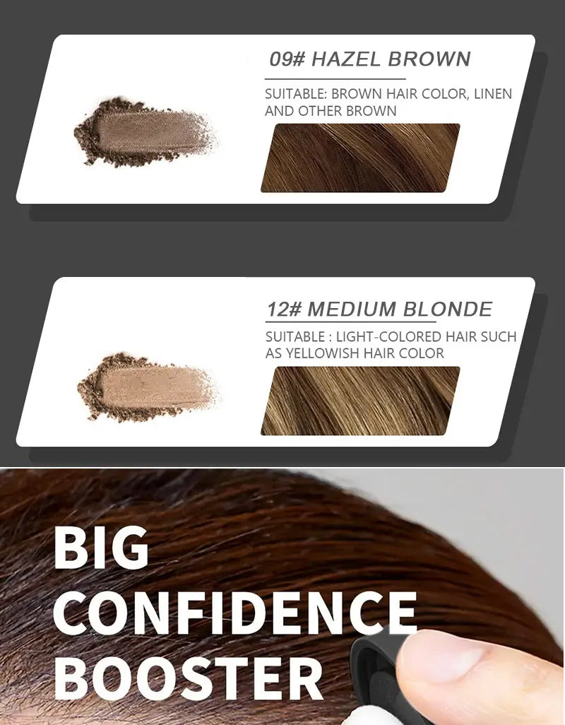 Poudre Densifiante Racines – Correcteur Cheveux Clairsemés