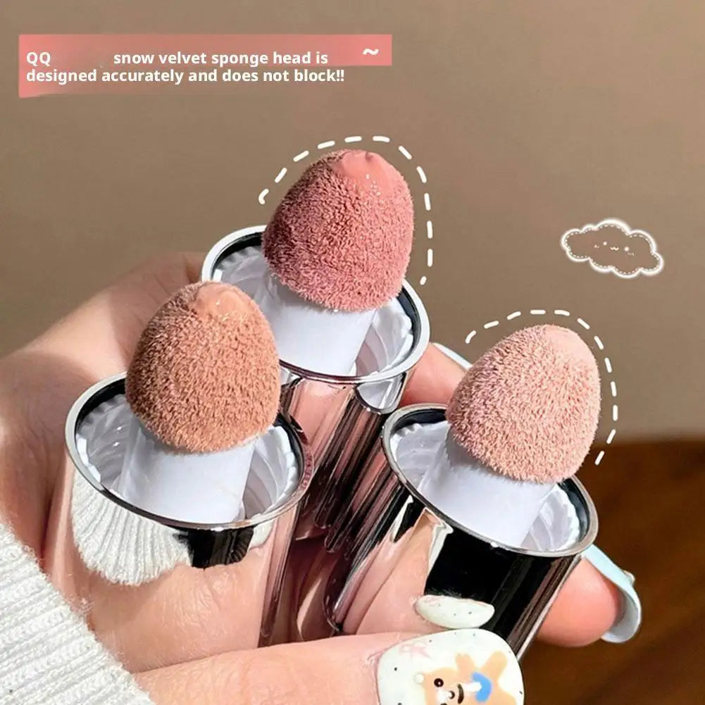 Blush Liquide Velours – Applicateur Éponge Intégré