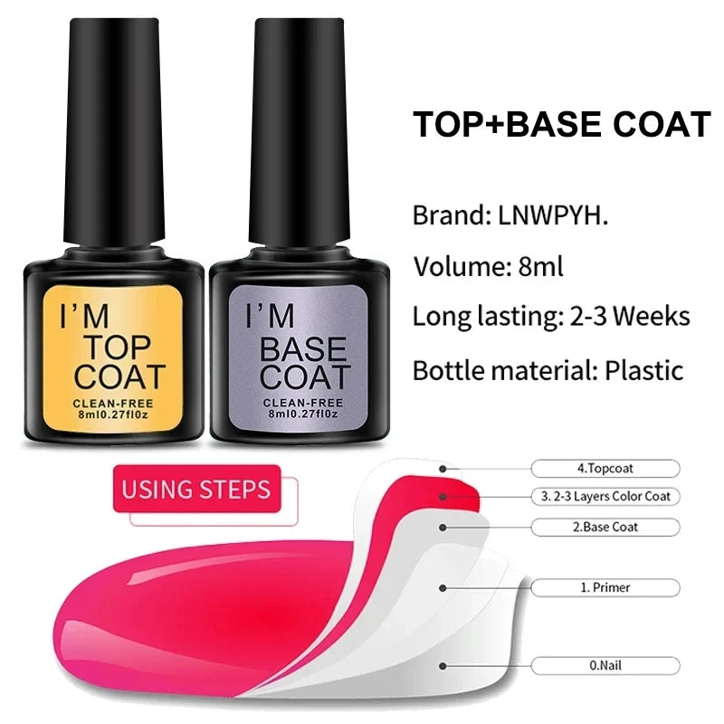 Kit Complet Vernis Semi-Permanent – Lampe UV & Ponceuse