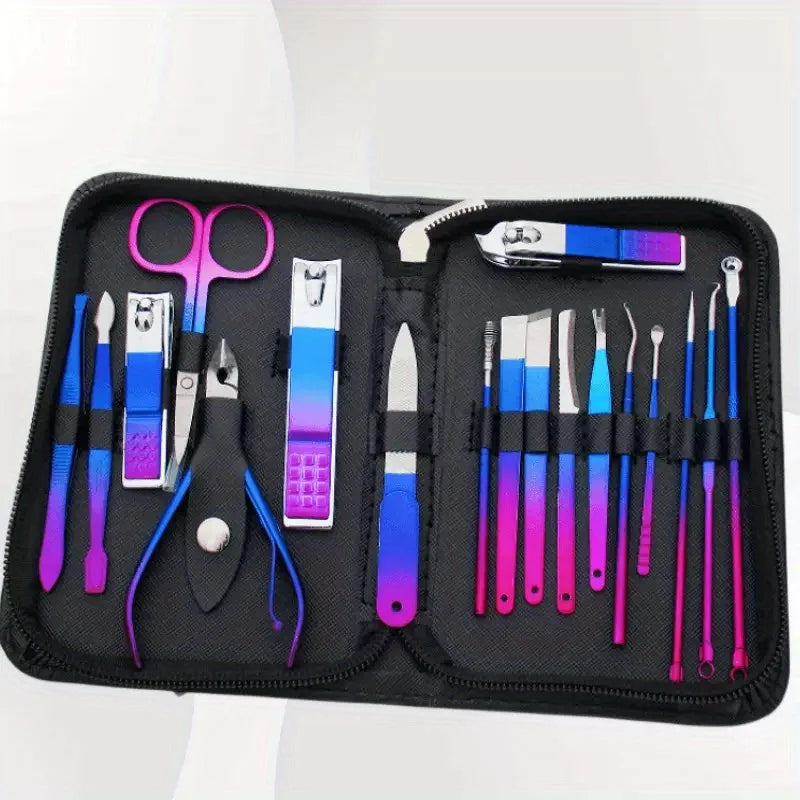Kit Manucure & Pédicure Professionnel – Trousse de Voyage