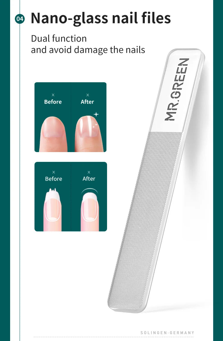 Coffret Manucure de Voyage – Acier Inoxydable