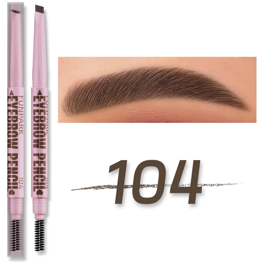 Crayon à Sourcils 2-en-1 Waterproof – 5 Teintes