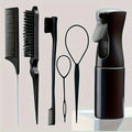 Set 6 Pièces – Brosses & Accessoires de Coiffage