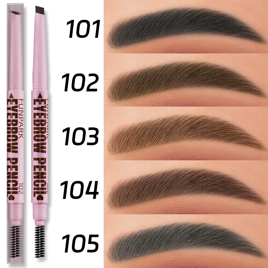 Crayon à Sourcils 2-en-1 Waterproof – 5 Teintes