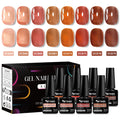 Coffret 8 Vernis Semi-Permanents – Jelly Nude