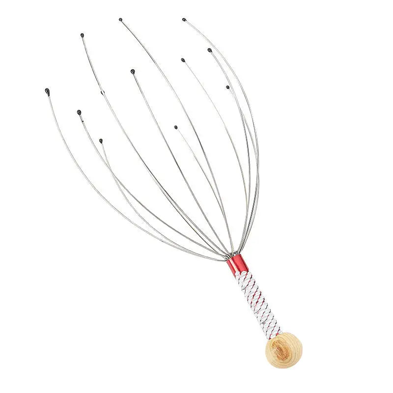 Masseur Crânien Pieuvre – Acier Inoxydable