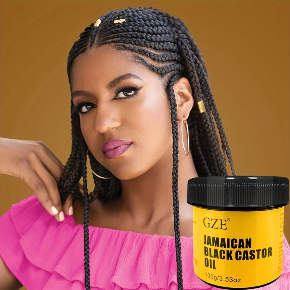 Gel Coiffant Ricin Noir Jamaïcain – Racines & Contours