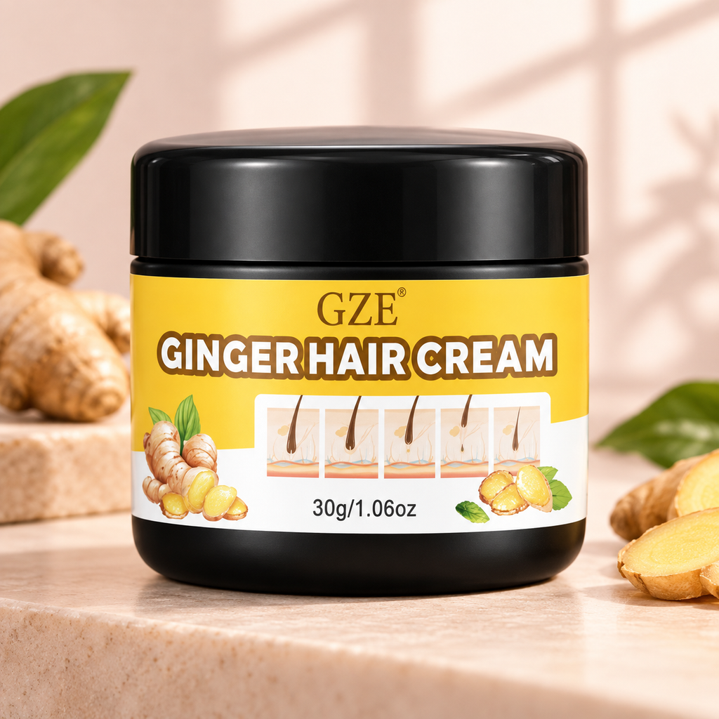 Crème Capillaire au Gingembre – Densité & Vitalité